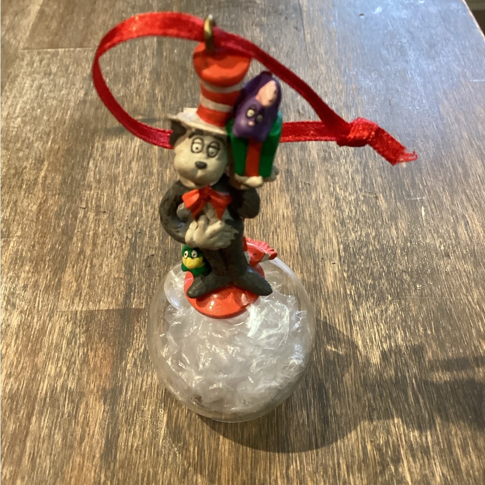 Dr. Seuss Cat in the Hat Holiday Ornament - Red, Green, Purple